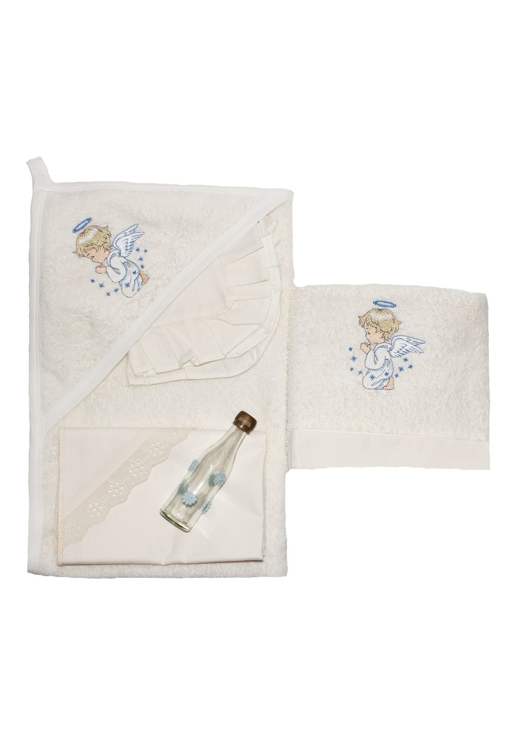 Trusou botez, ingeras, albastru