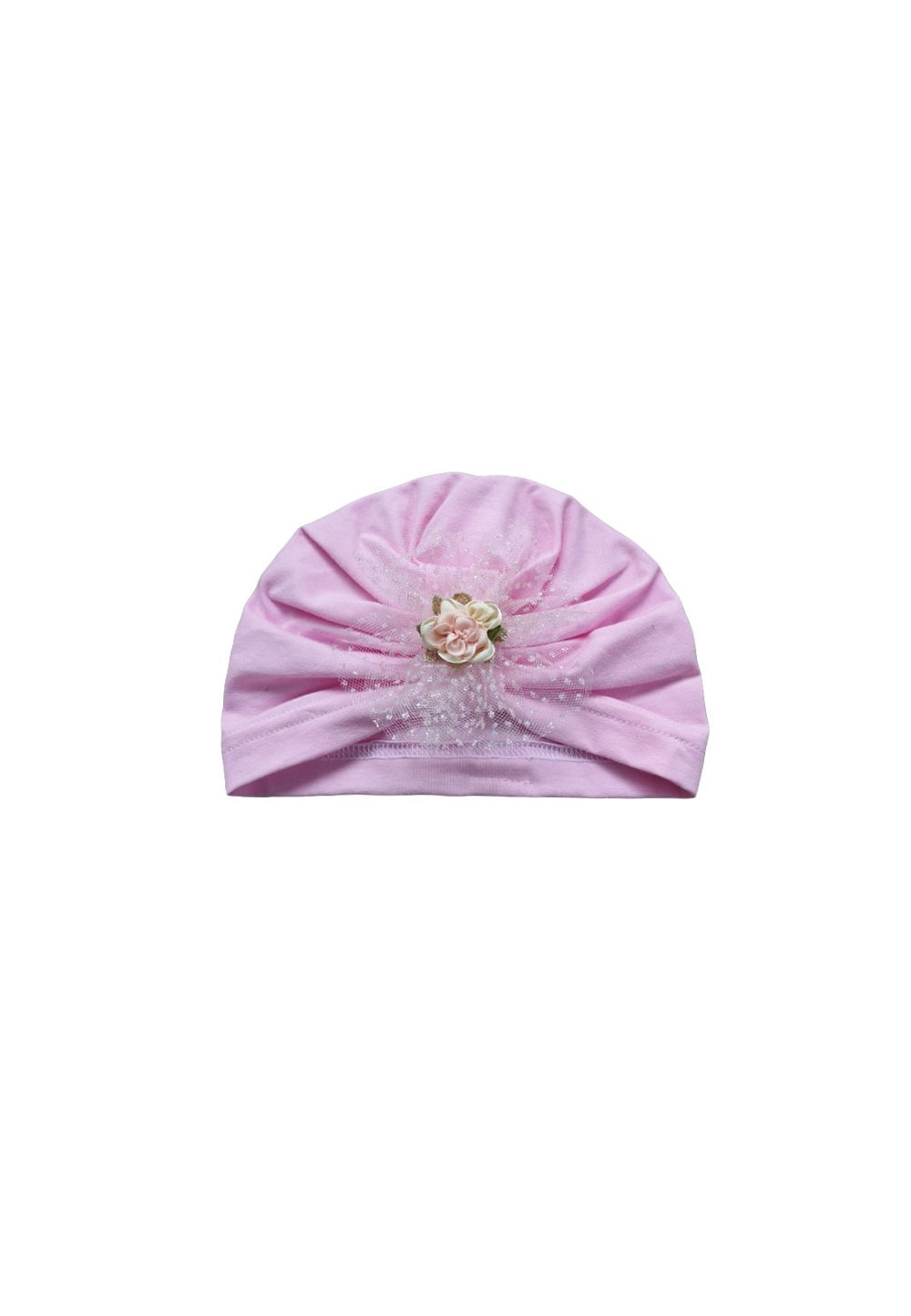 Turban, roz cu floare roz imagine
