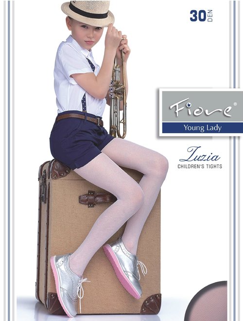 Ciorapi cu model fiore zuzia 30 den
