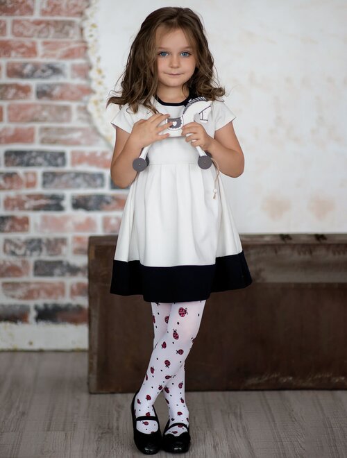 Ciorapi fete cu model buburuze knittex ladybird 40 den