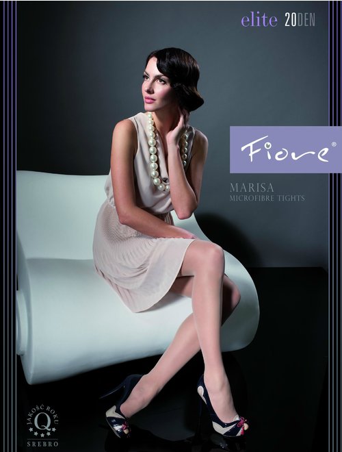 Ciorapi microfibra fara intarituri fiore elite marisa 20 den