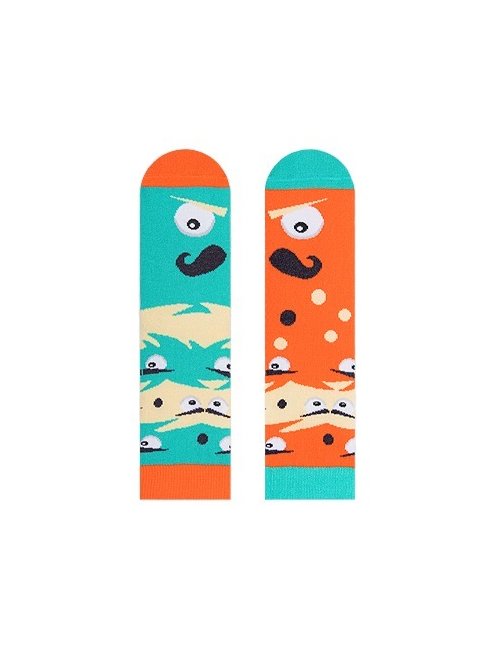 Sosete colorate pentru copii nanushki mustachio kids