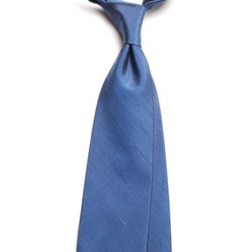 Shantung silk tie