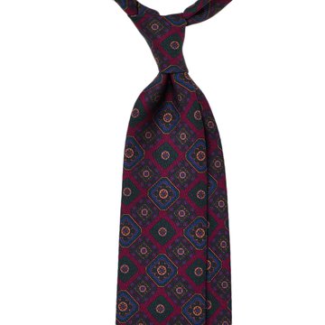 Vintage Medallion Silk Tie