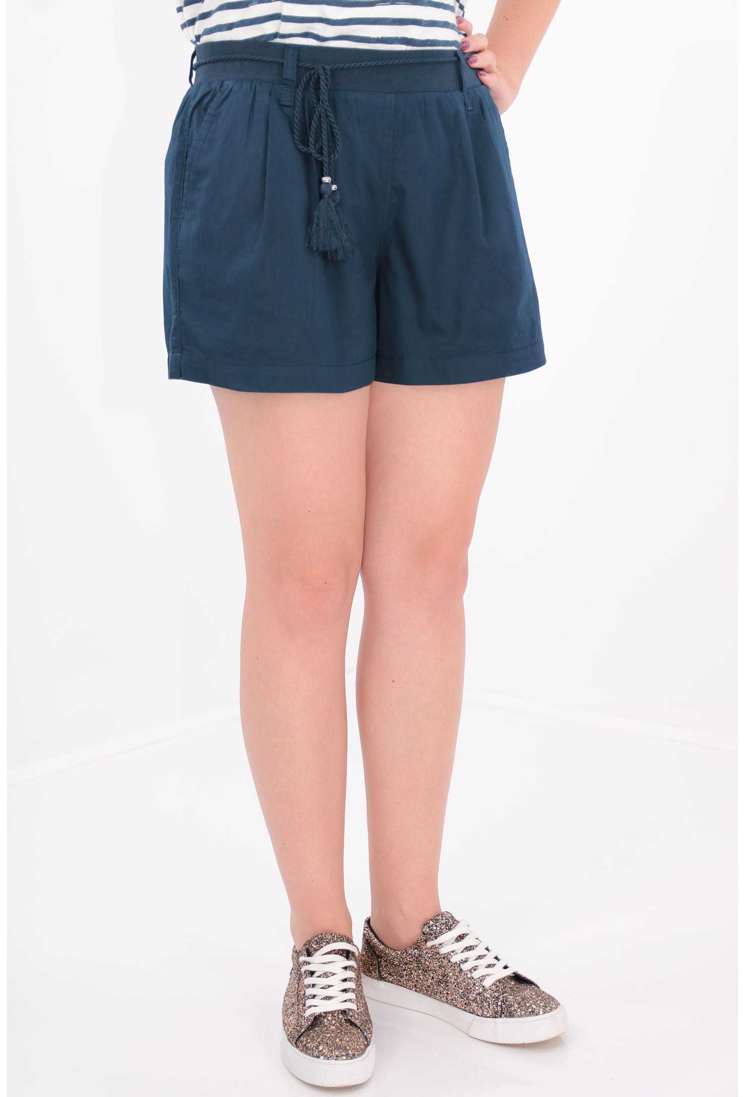 Pantaloni scurti bleumarin